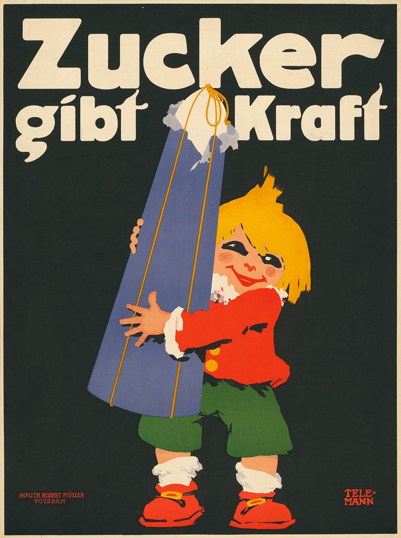 Zucker gibt Kraft by Поль Телеман, 1912 — digital art print download