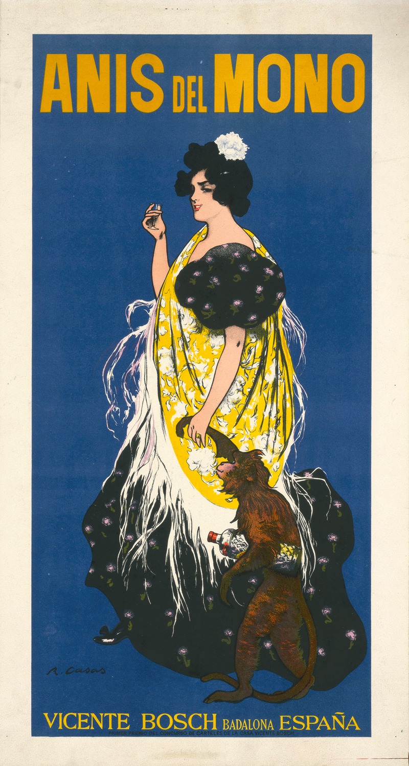 Anis del Mono by Ramón Casas, 1898 - 1900 — digital art print download