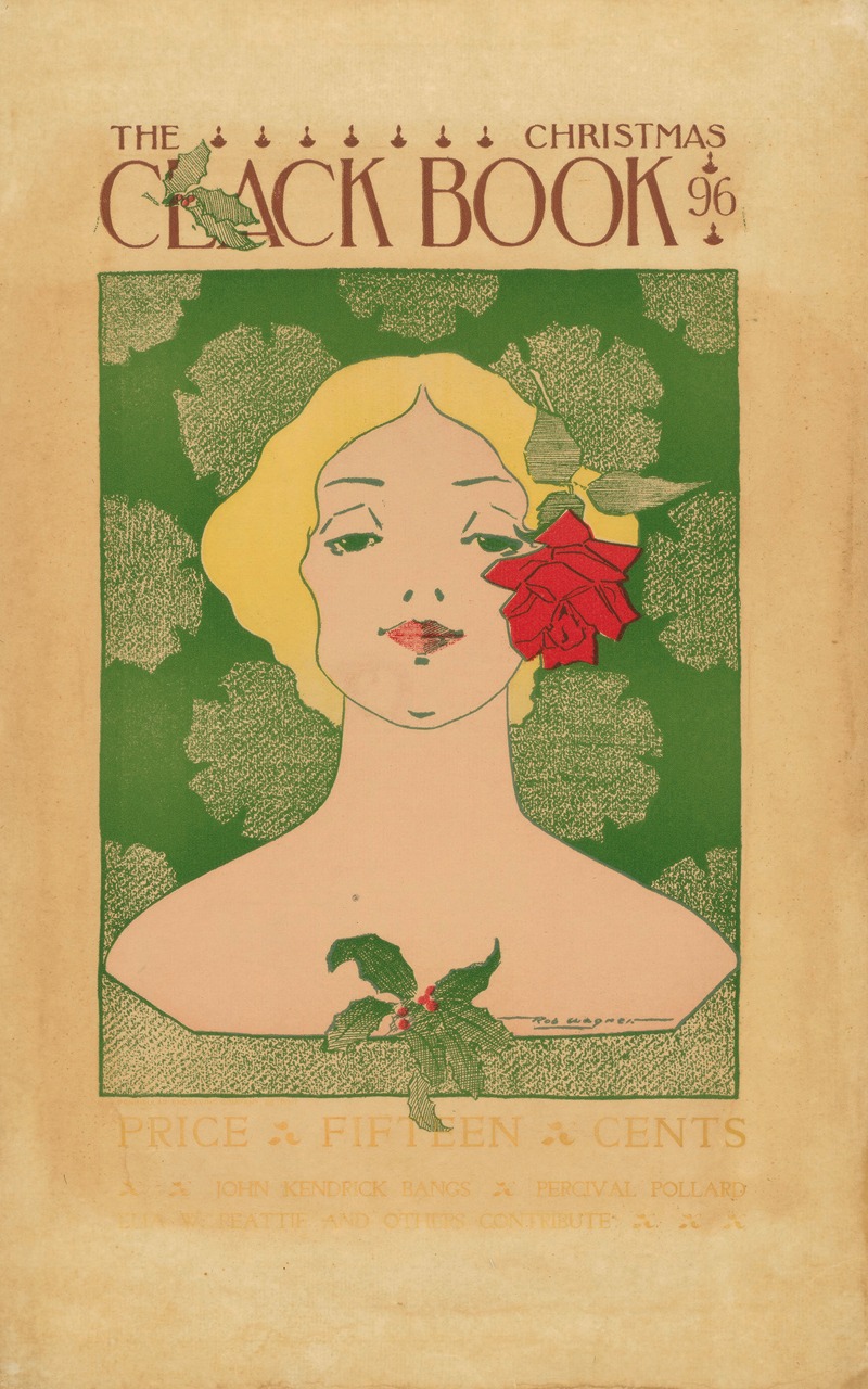 The Christmas Clack Book 96 by Robert Leicester Wagner, 1896 — digital art print download