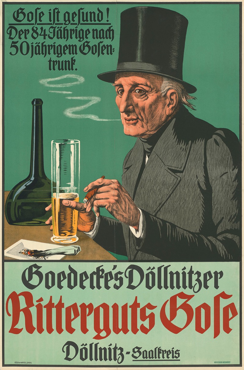 Goedecke's Döllnitzer Ritterguts Gose — Rösch und Winter