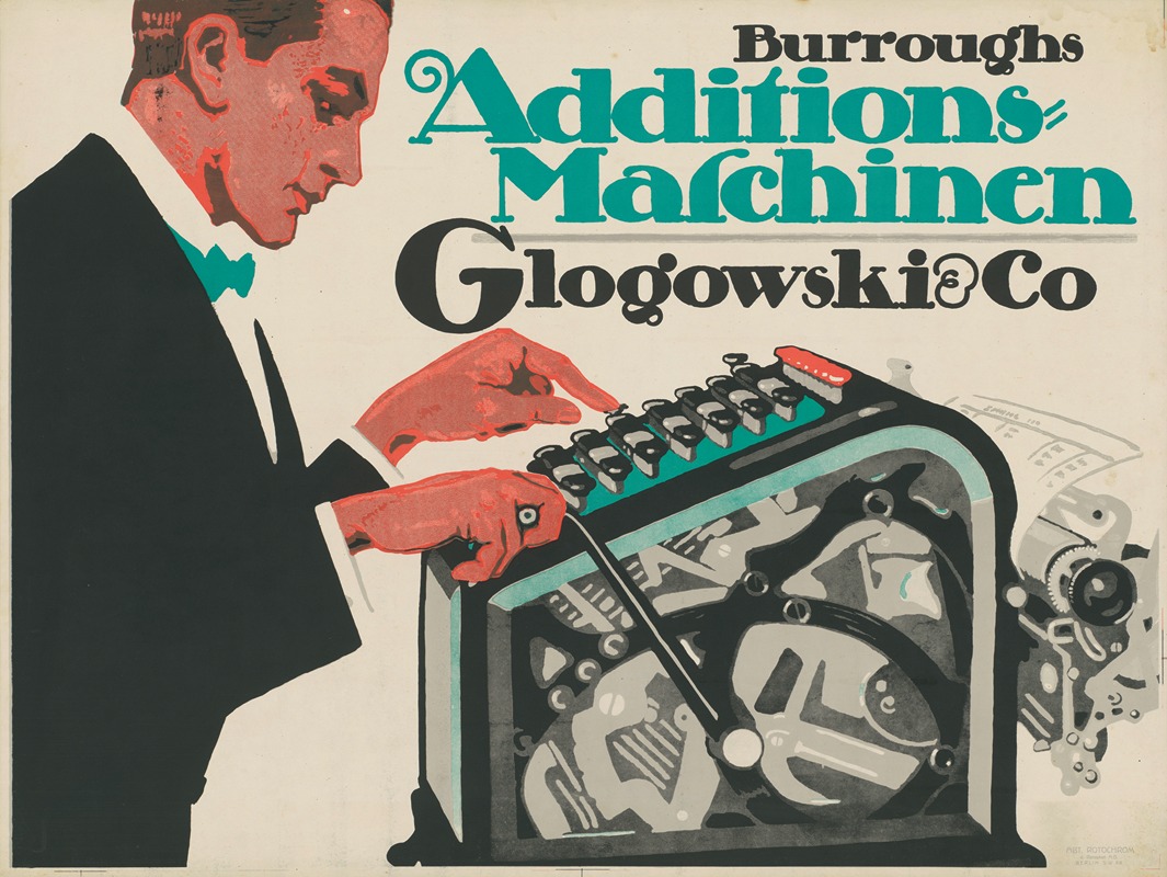 Burroughs Additionsmaschinen Glogowski & Co. — Rotophot