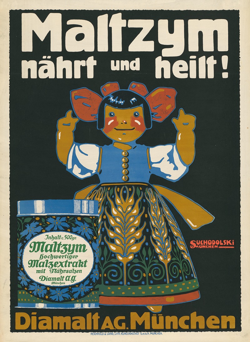 Maltzym nährt und heilt! Diamalt AG München — Siegmund von Suchodolski