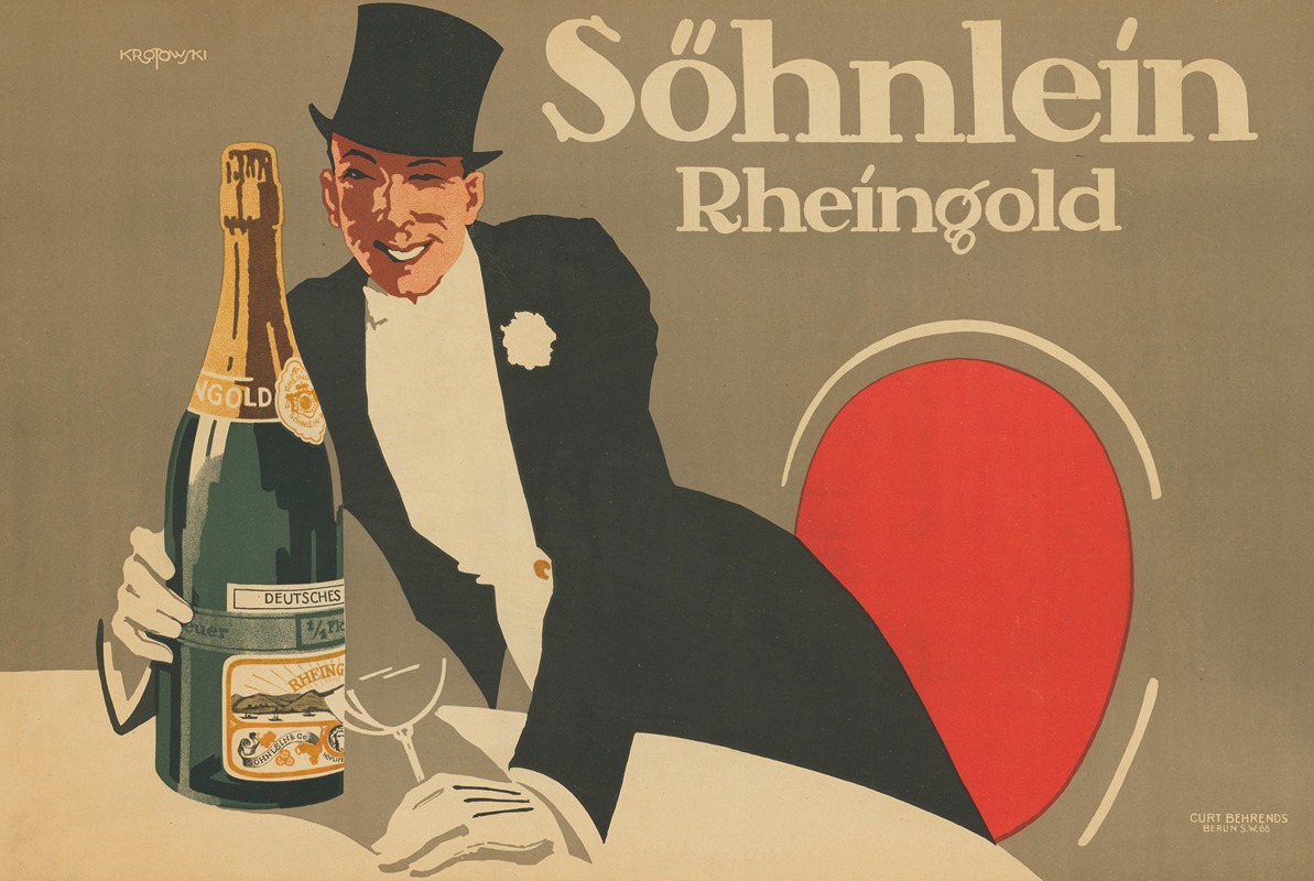 Söhnlein Rheingold by Stephan Krotowski, 1914 — digital art print download