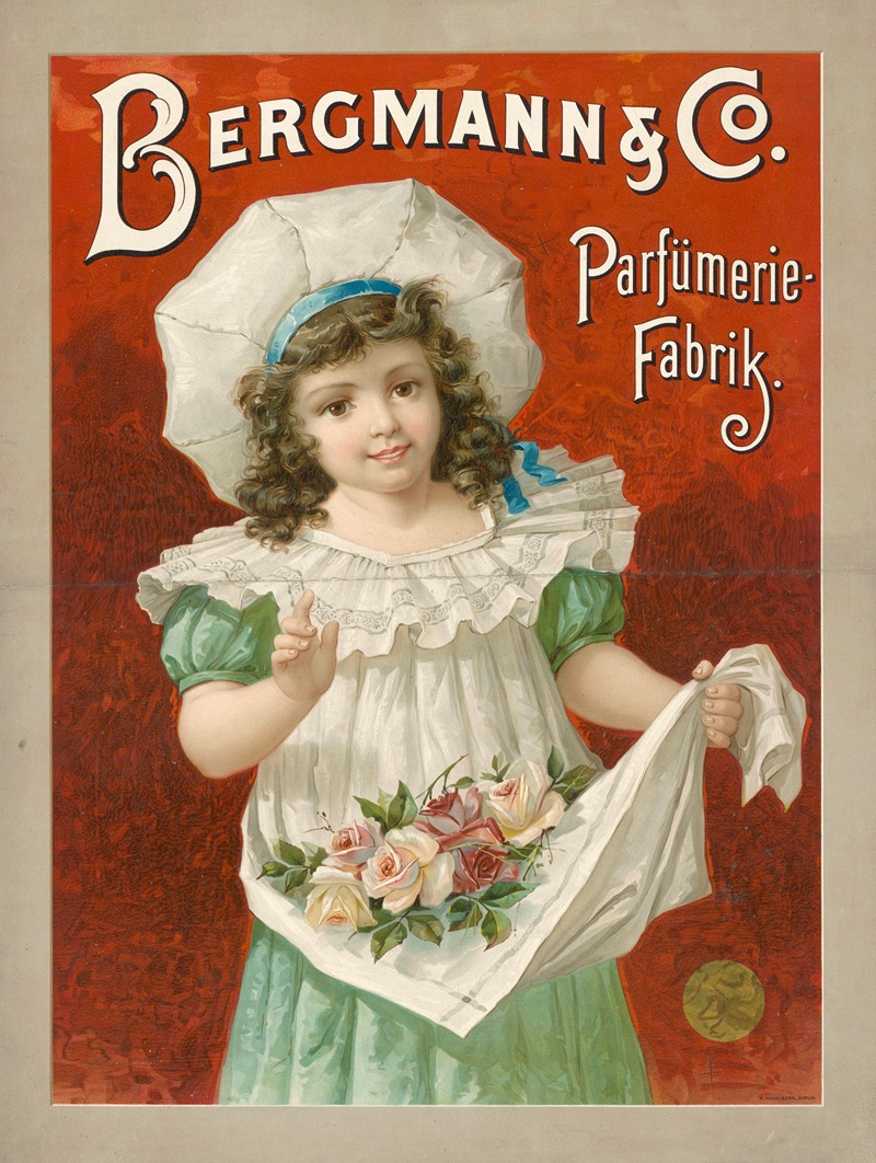 Bergmann & Co Parfümerie-Fabrik by W. Hagelberg AG, 1900 — digital art print download