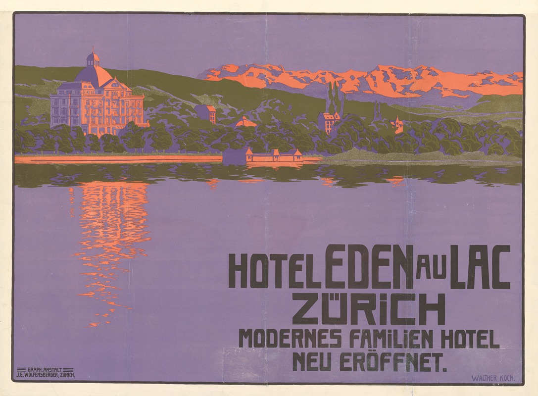 Hotel Eden au Lac Zürich — Walther Koch