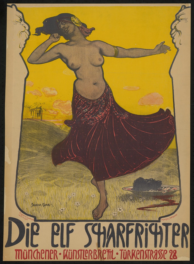 Die elf Scharfrichter by Willy Richard Oertel, 1901 - 1902 — digital art print download