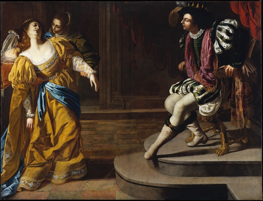 Esther before Ahasuerus by Артемизия Джентилески — digital art print download