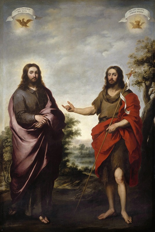 Saint John the Baptist Pointing to Christ — Bartolomé Estebán Murillo