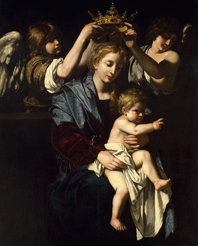 Virgin and Child with Angels by Bartolomeo Cavarozzi — digital art print download