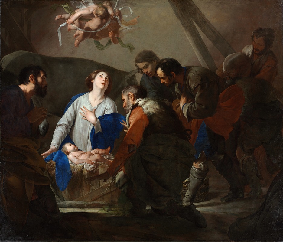 Adoration of the Shepherds — Bernardo Cavallino