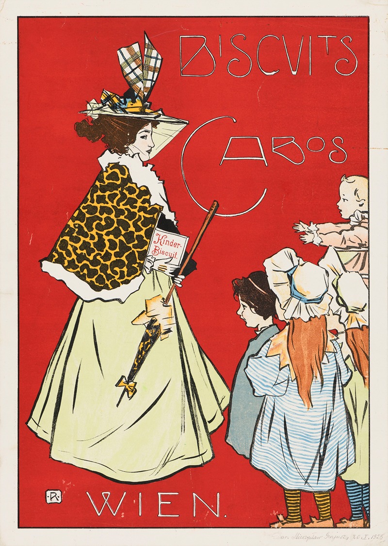 Charles Cabos Biscuits, Vienna by Аноним, 1900 — digital art print download