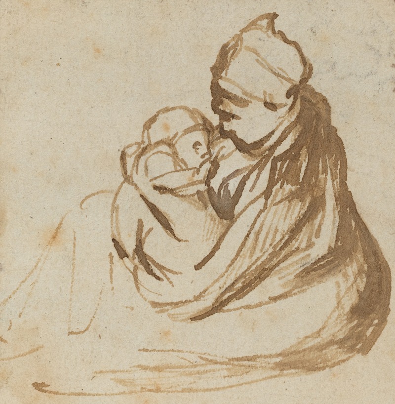 Mother and Child by Аноним — digital art print download
