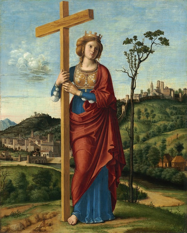 Saint Helena by Giovanni Battista Cima da Conegliano, c. 1495 — digital art print download