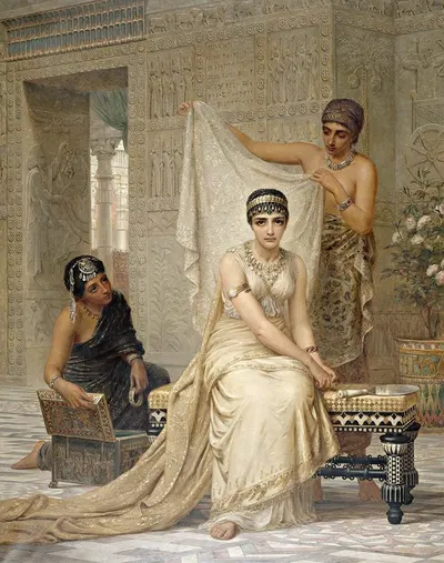 Queen Esther by Эдвин Лонг, 1878 — digital art print download