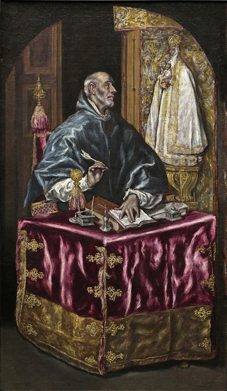 Saint Ildefonso by Эль Греко (Доменикос Теотокопулос) — digital art print download