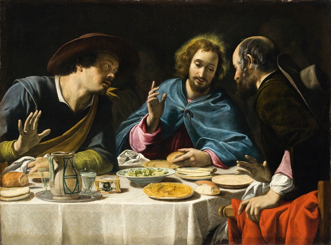 The Supper at Emmaus by Filippo Tarchiani — digital art print download