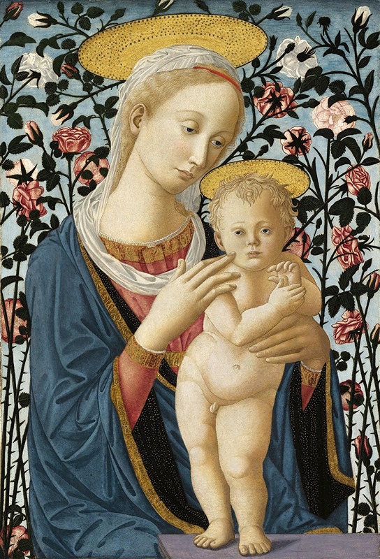 Madonna and Child by Follower of Filippo Lippi, c. 1470 — digital art print download
