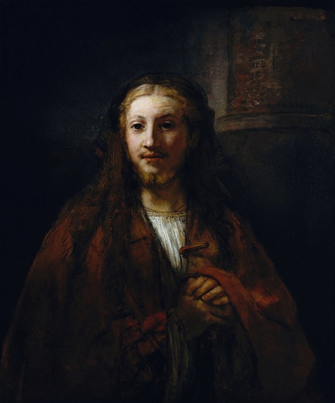 Christ with a Staff by Аноним — digital art print download