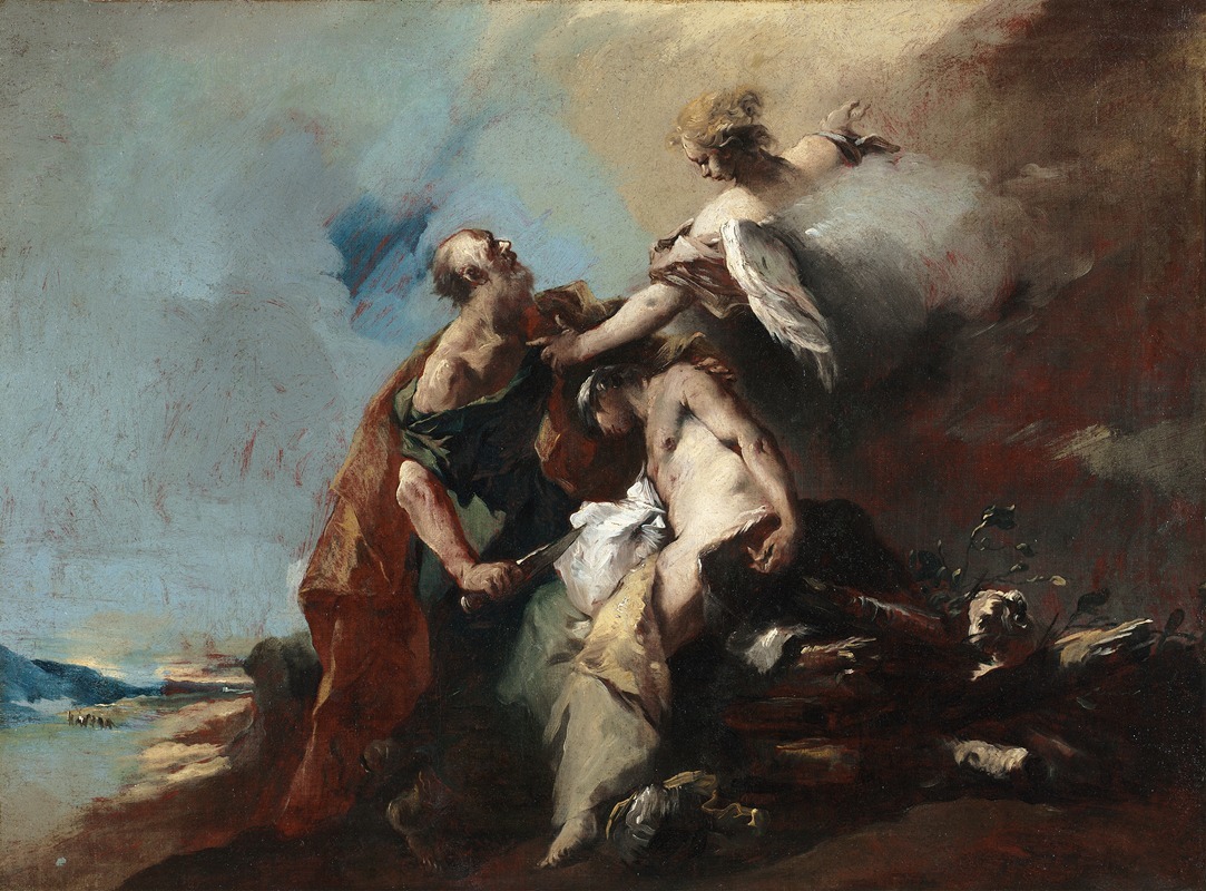 The Sacrifice of Isaac — Francesco Guardi