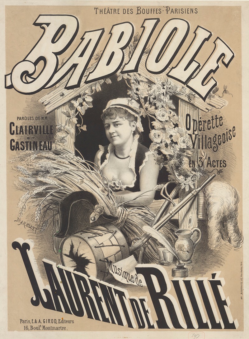 Théâtre des Bouffes-Parisiens. Babiole — Antoine Barbizet