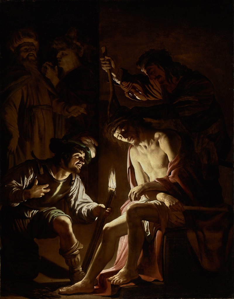 Christ Crowned with Thorns by Жерар ван Хонтхорст — digital art print download