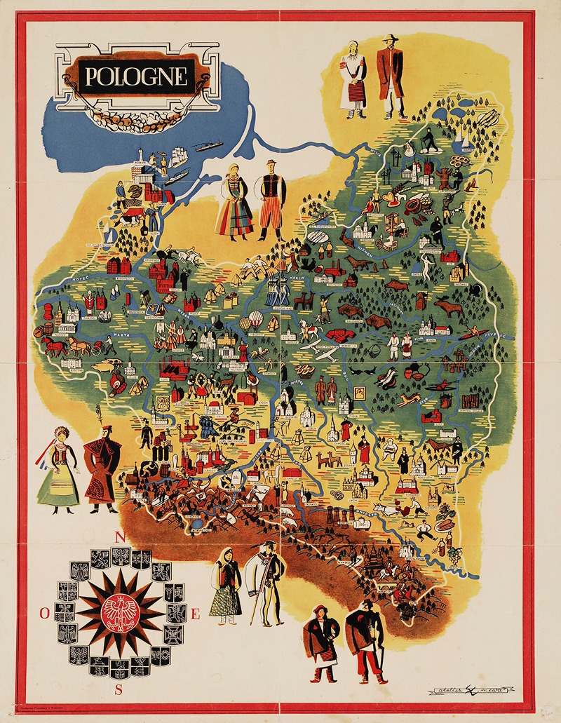 Pologne by Antoni Wajwód, 1933 - 1939 — digital art print download