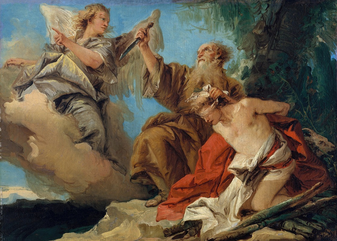 The Sacrifice of Isaac — Giovanni Domenico Tiepolo
