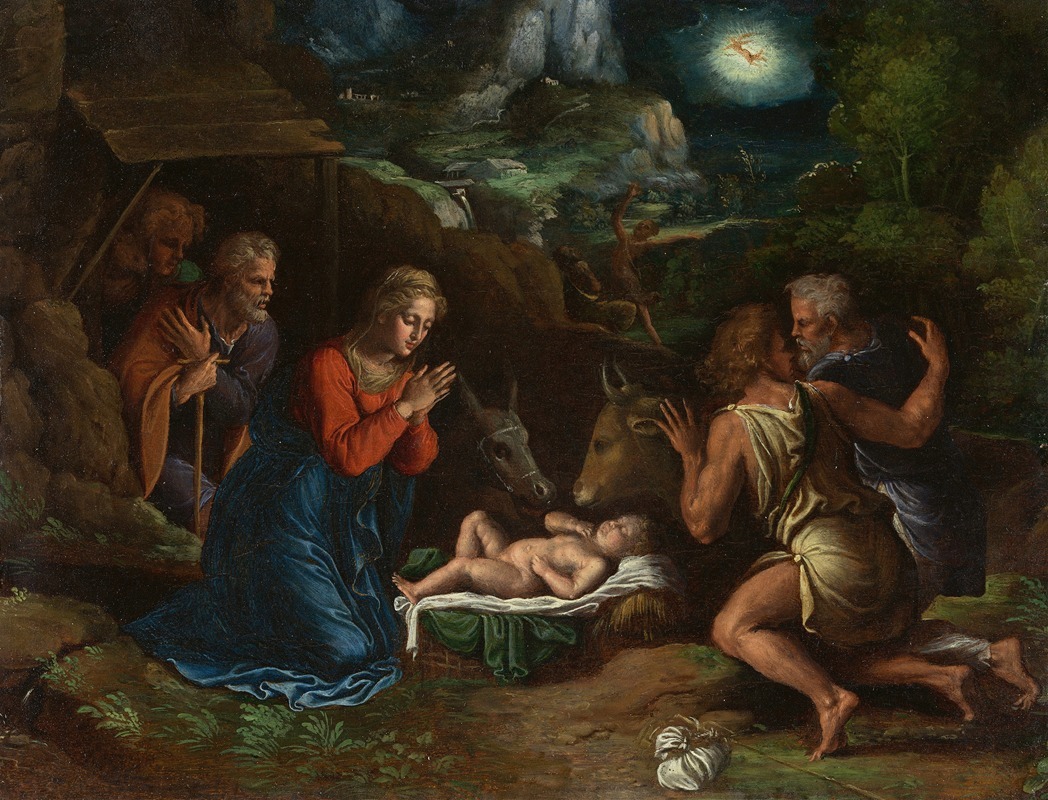 The Adoration of the Shepherds — Girolamo Da Carpi