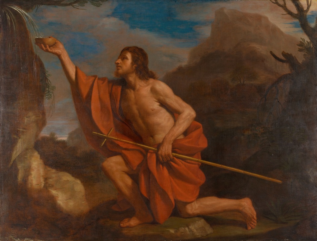 Saint John the Baptist in the Wilderness — Guercino