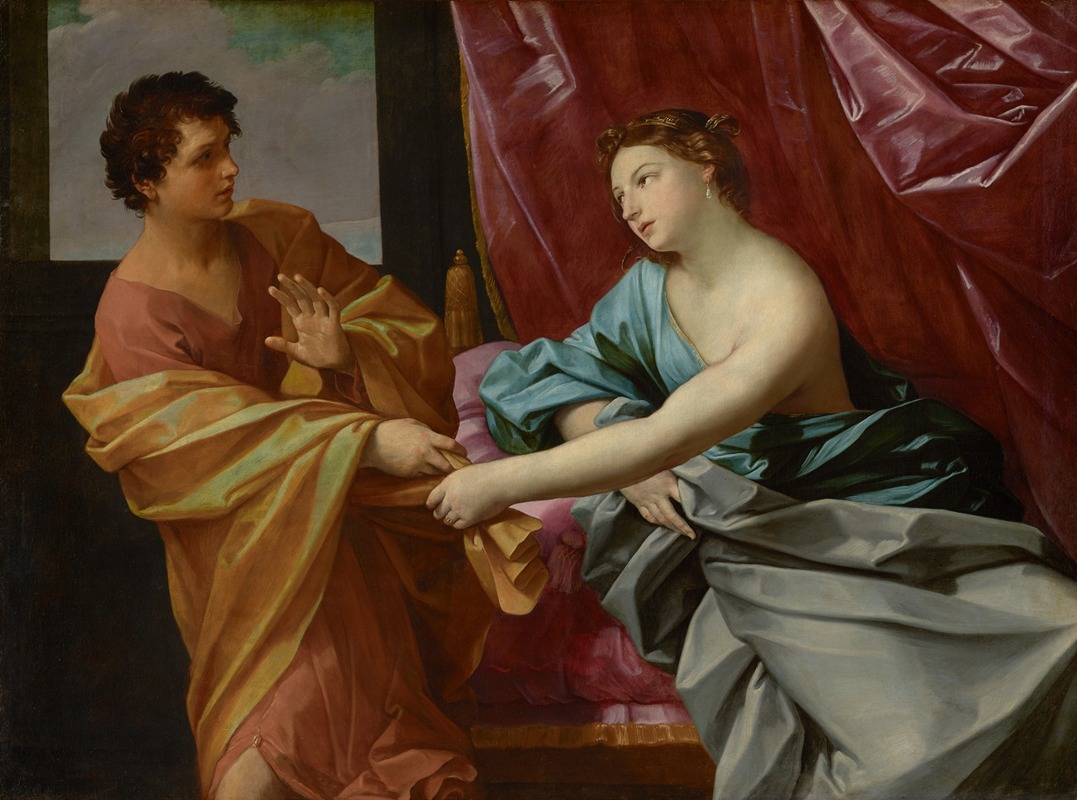 Joseph and Potiphar's Wife by Гвидо Рени — digital art print download