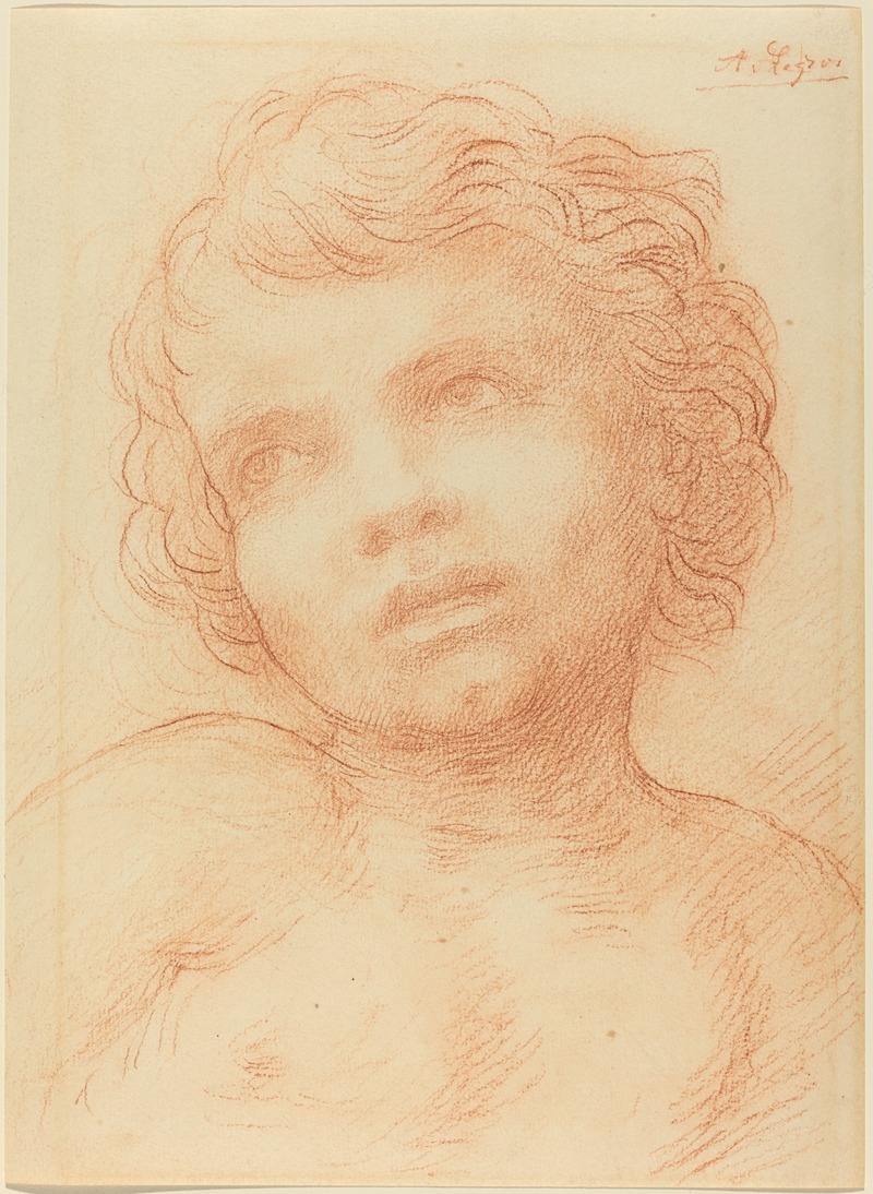 Head of a Child II — Alphonse Legros