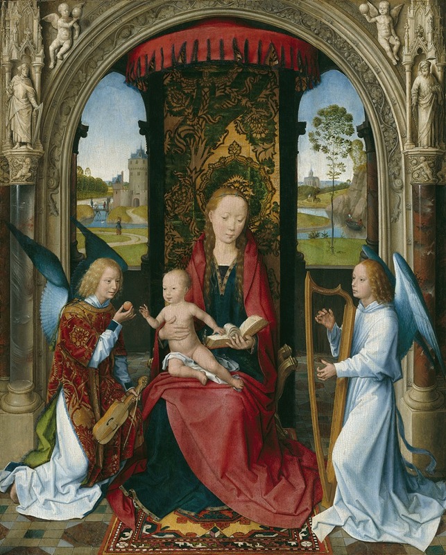 Madonna and Child with Angels — Hans Memling