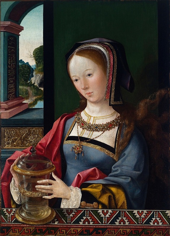 Mary Magdalene by Jacob Cornelisz. van Oostsanen, 1519 — digital art print download