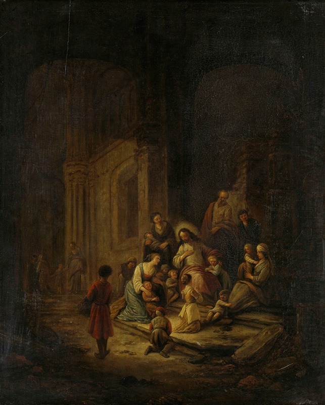 Christ Blessing the little Children — Jacob de Wit