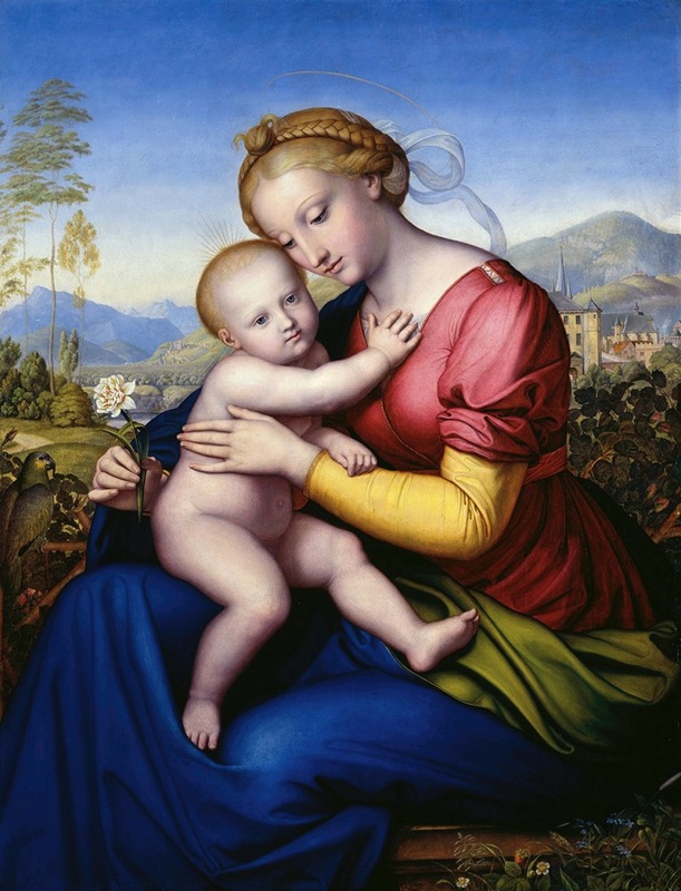 Madonna and Child with Parrot — Якоб Гётценбергер