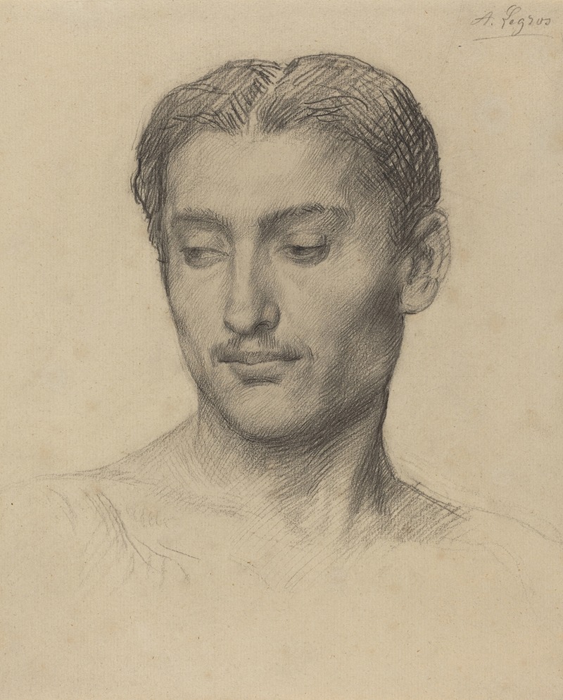 Head of a Young Man — Альфонс Легро