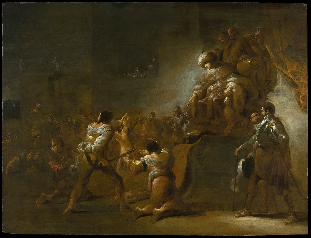The Judgment of Solomon by Леонар Брамер — digital art print download