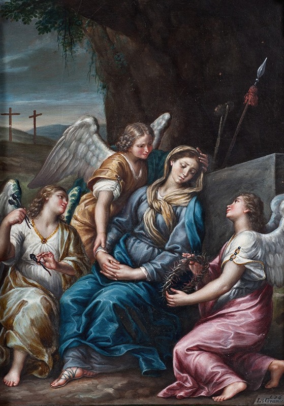 The Virgin Mourning at the Tomb — Lorenzo Gramiccia