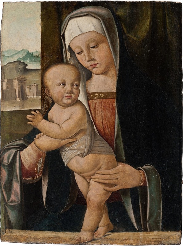 Madonna and Child by Марко Басайти — digital art print download