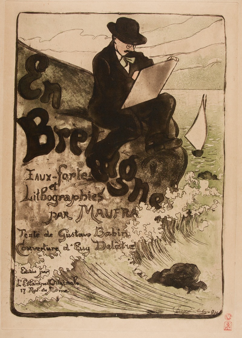 Cover – En Bretagne by Южен Делатр, 1894 — digital art print download