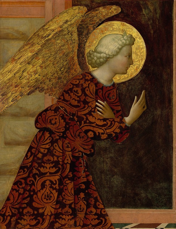 The Archangel Gabriel by Masolino da Panicale, c. 1430 — digital art print download