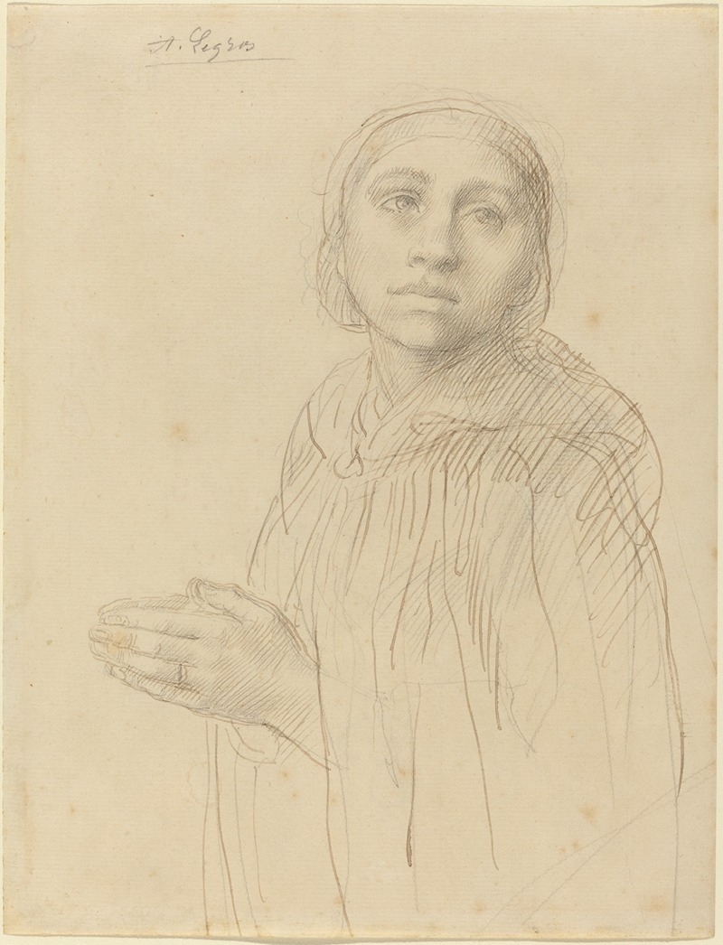 Study of Woman Praying — Альфонс Легро