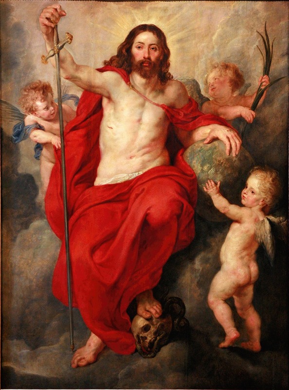 Christ triumphing over Death and Sin by Петер Пауль Рубенс — digital art print download