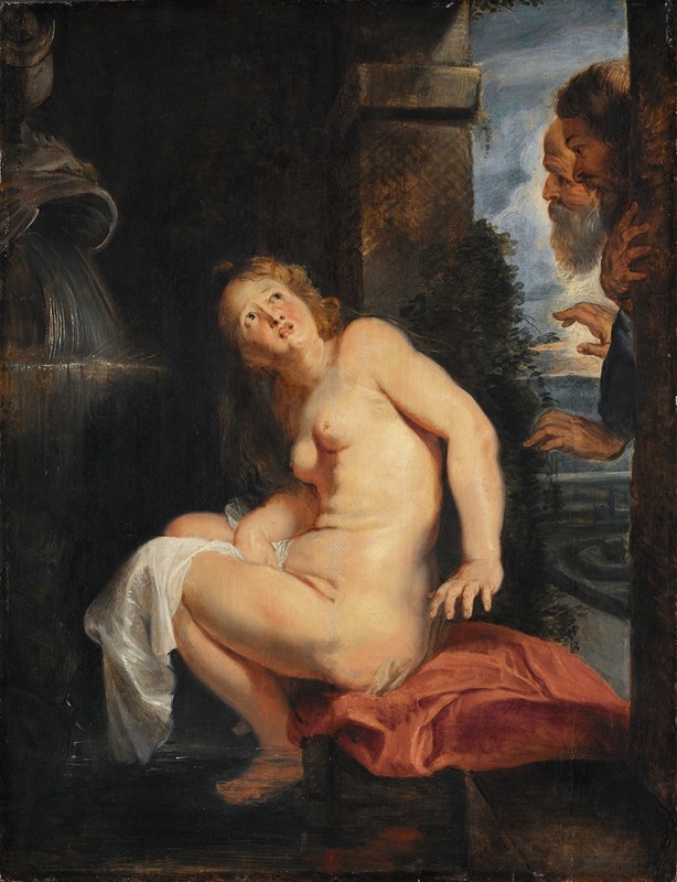 Susanna and the Elders by Петер Пауль Рубенс, 1614 — digital art print download