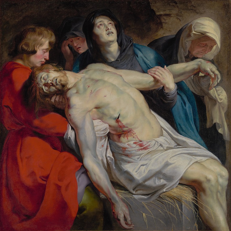 The Entombment by Peter Paul Rubens, 1612 — digital art print download