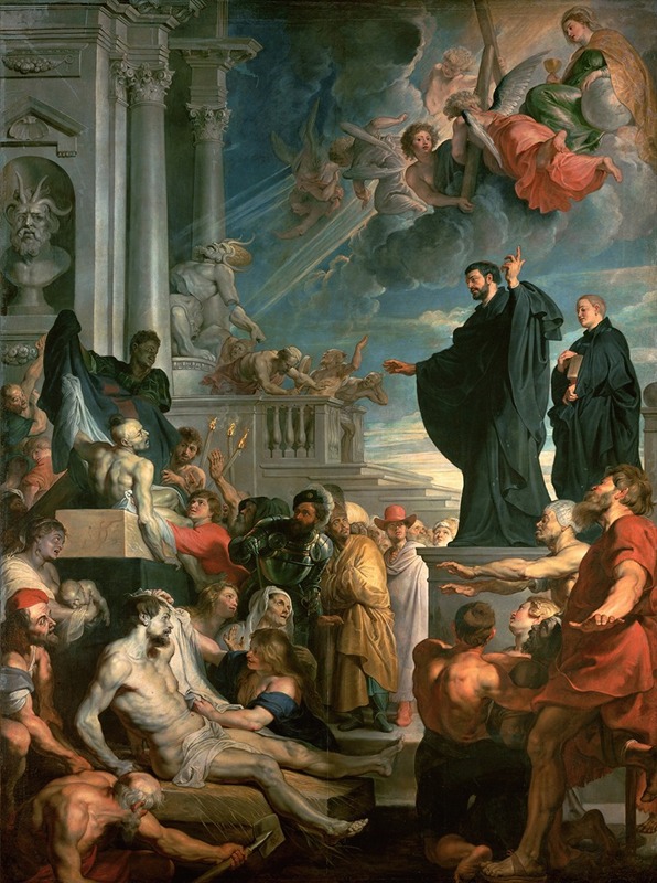 The miracles of St. Francis Xavier — Peter Paul Rubens