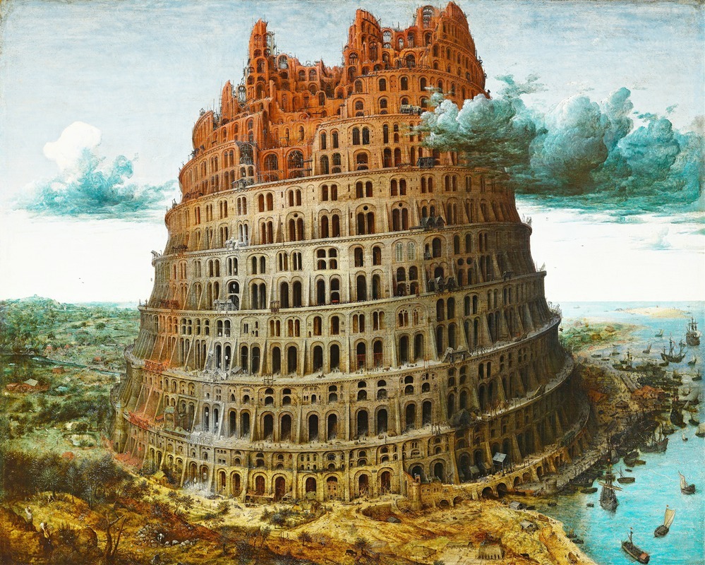 The Tower of Babel by Питер Брейгель Старший — digital art print download