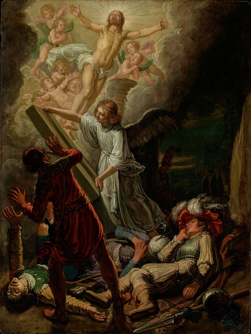The Resurrection by Pieter Lastman, 1612 — digital art print download
