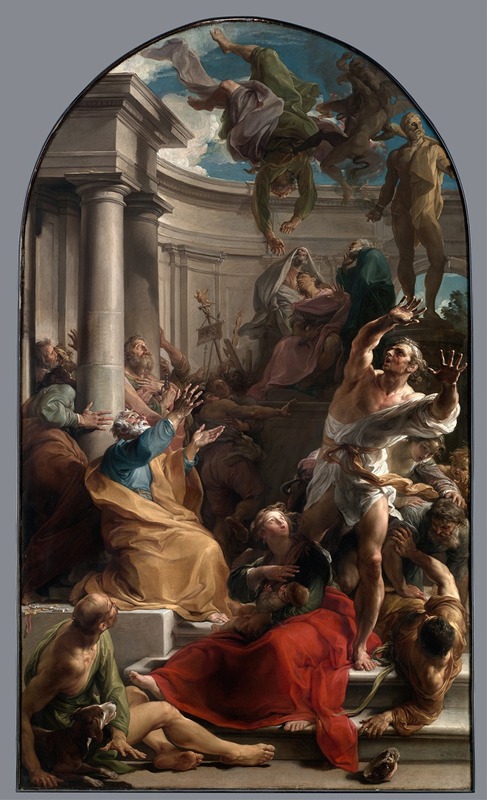 The Fall of Simon Magus by Помпео Батони — digital art print download