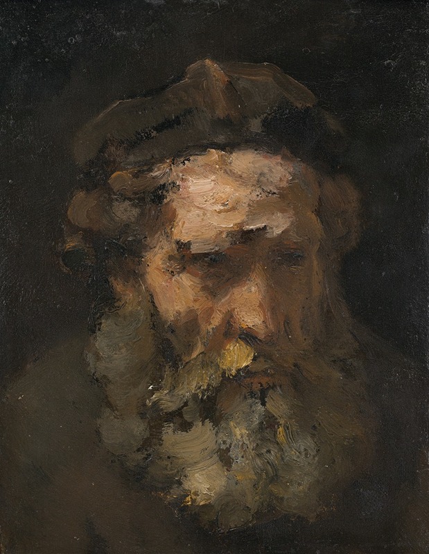 Head of Saint Matthew by Аноним — digital art print download